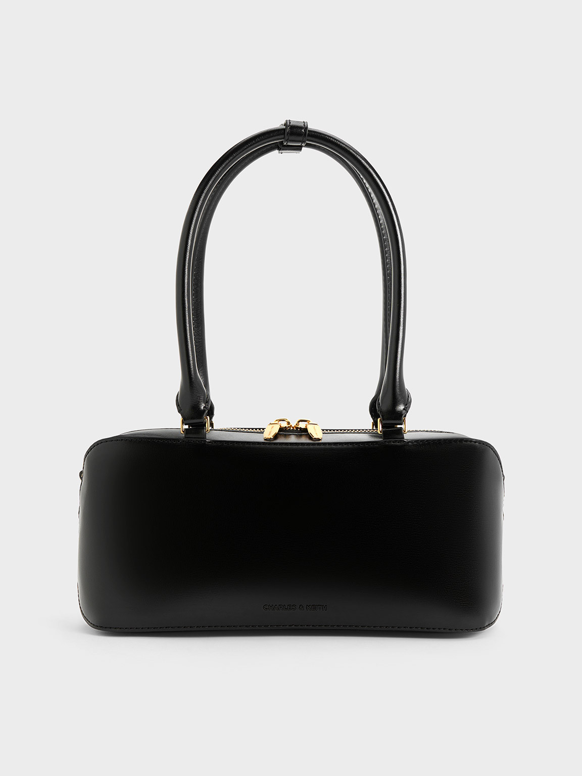 Wisteria Elongated Top Handle Bag
 - Black | Charles & Keith UK