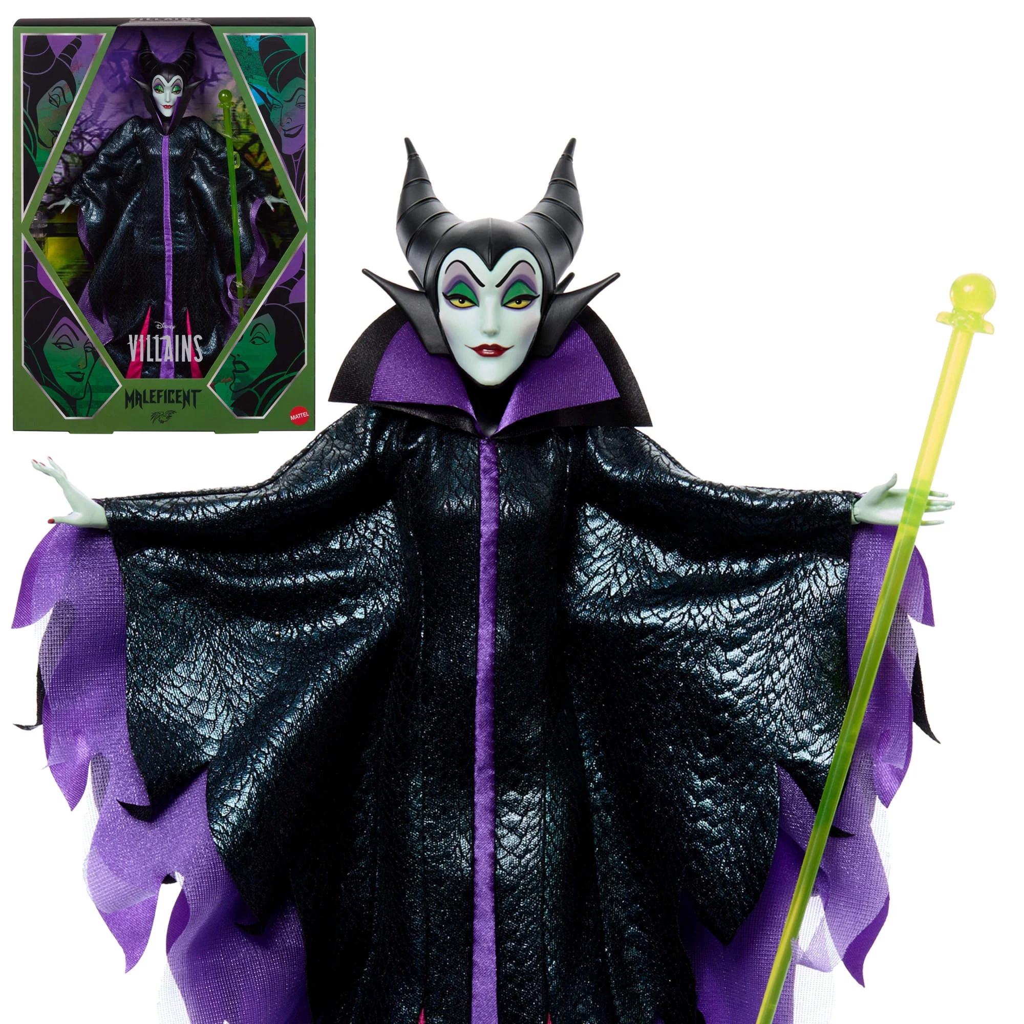 Disney Collector Maleficent Collectible Villains Fashion Doll in Signature Look with 1 Accessory | Walmart (US)