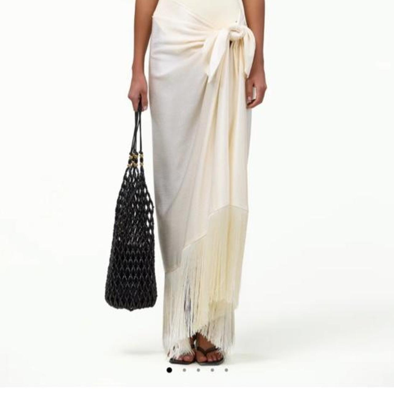 SAME fringe sarong - cream

Worn for one hour

RRP... | Depop | Depop AU