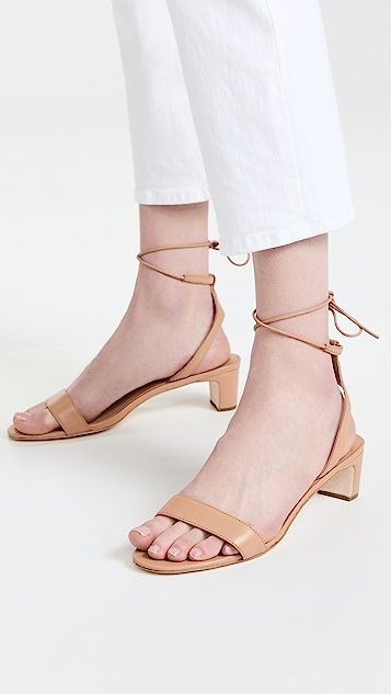 Mid Heel Ankle Wrap Sandals | Shopbop