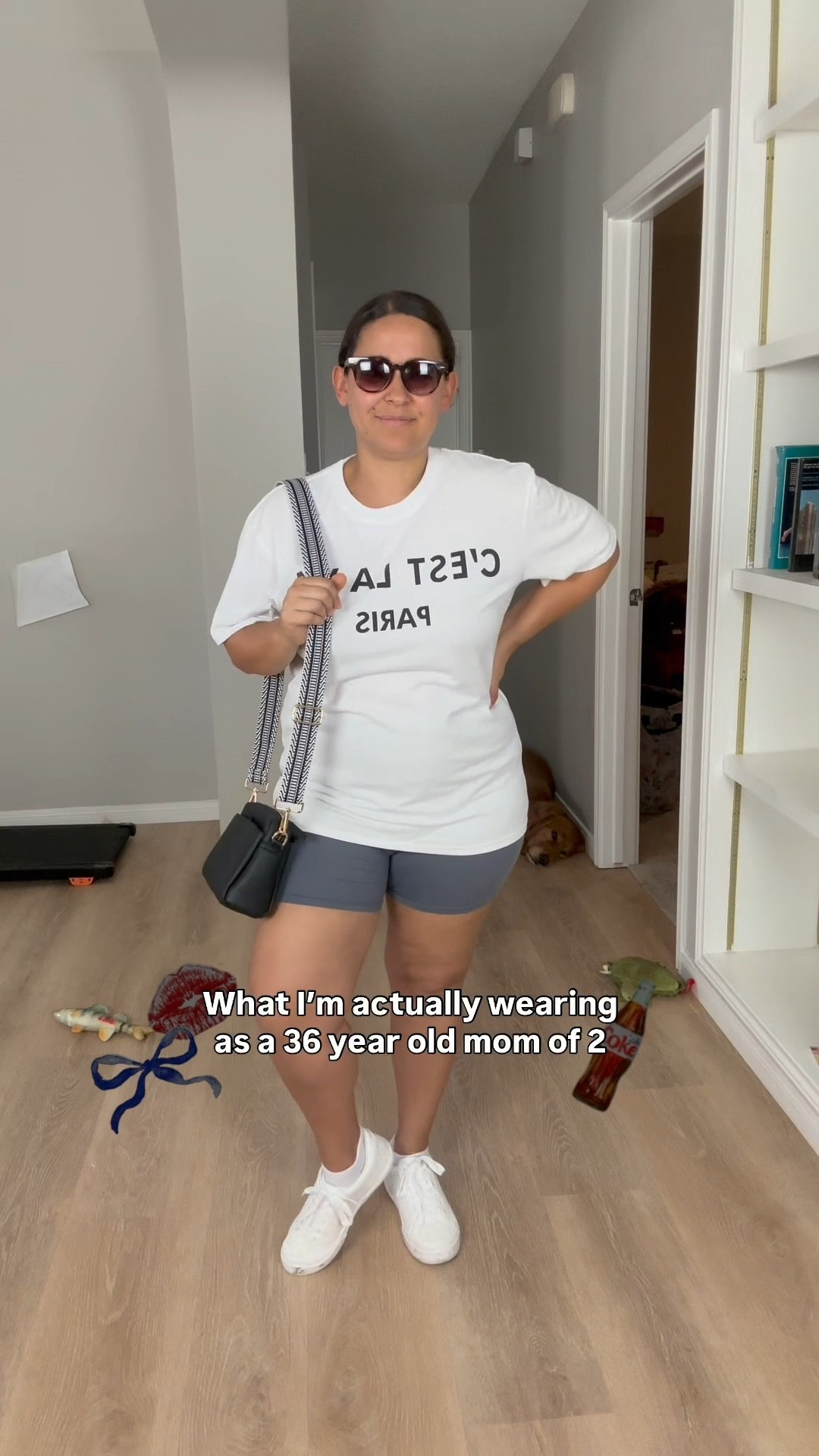 Literally my favorite “mom uniform” oversized tee & some sort of leggings. 🙌🏽

#LTKFindsUnder50 #LTKActive #LTKMidsize