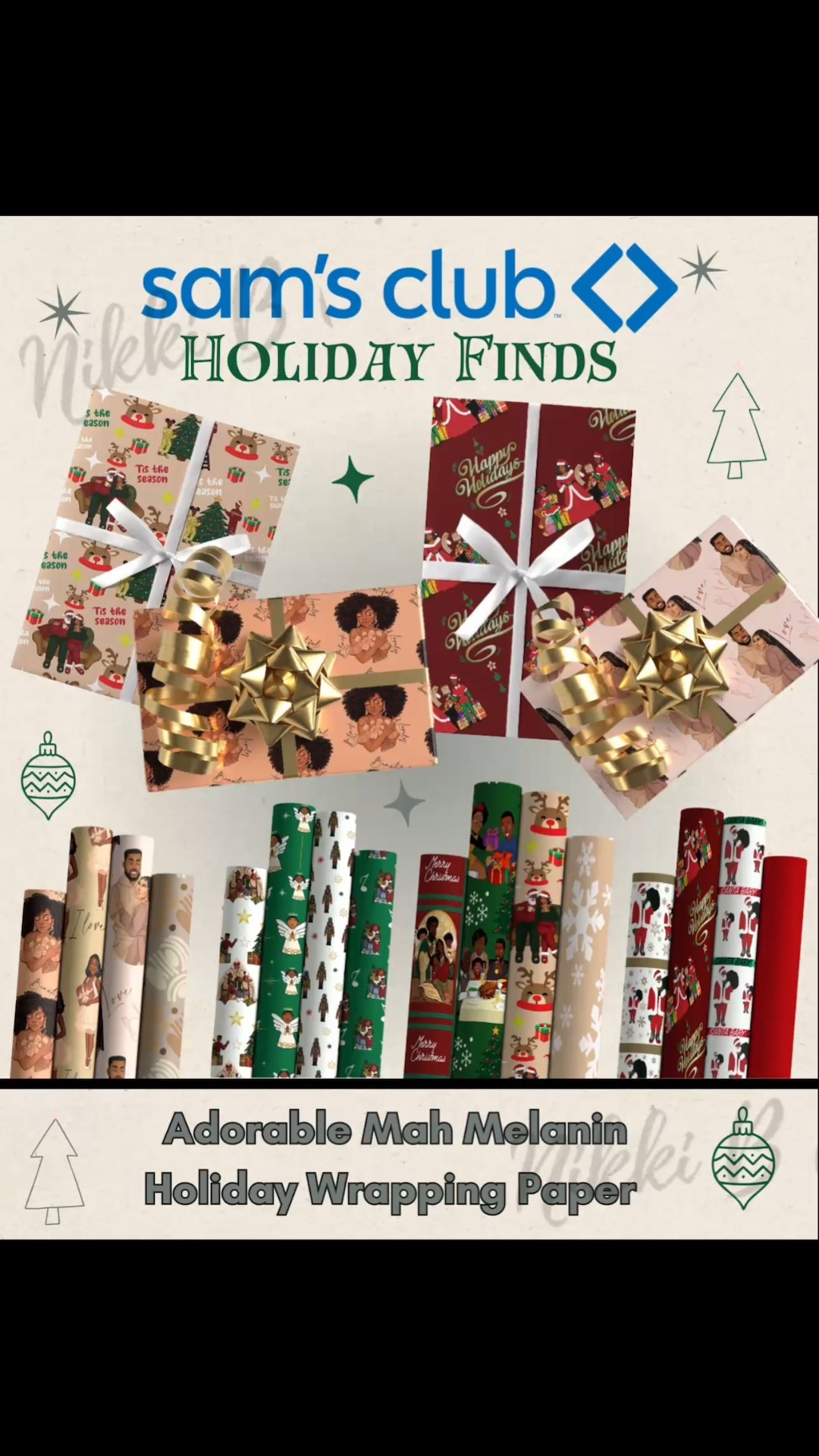I came across this gorgeous melanin-inspired wrapping paper from a Black-owned brand — and I love how it adds representation and warmth to the holiday season. The prints are beautiful, bold, and full of culture — perfect for making every gift feel special.

I’ve linked the wrapping paper below so you can grab some for your own holiday wrapping too 💕👇🏽

#LTKHoliday #ShopBlackOwned #MelaninMagic #LTKFinds #GiftWrapGoals #HolidaySeason #RepresentationMatters #LTKHome

#LTKFamily #LTKHome #LTKSeasonal