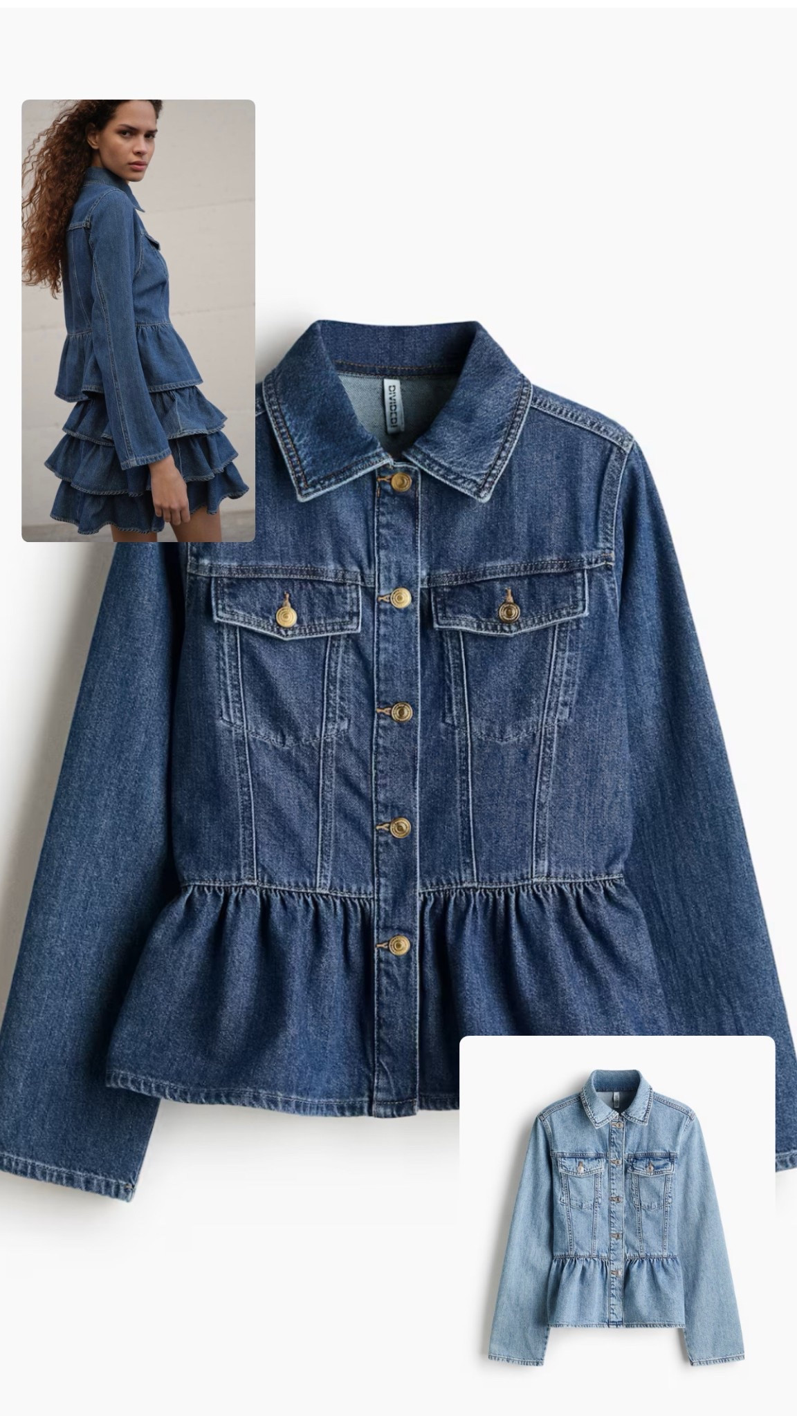 Oh my days I love this denim jacket 💙🩵 

#LTKstyletip #LTKpetite #LTKspring
