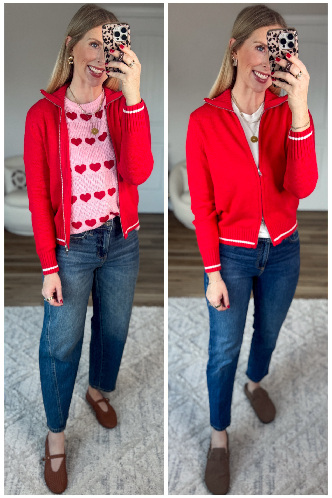 2 ways to style this zip up sweater from Walmart! 

#LTKootd #LTKFindsUnder50