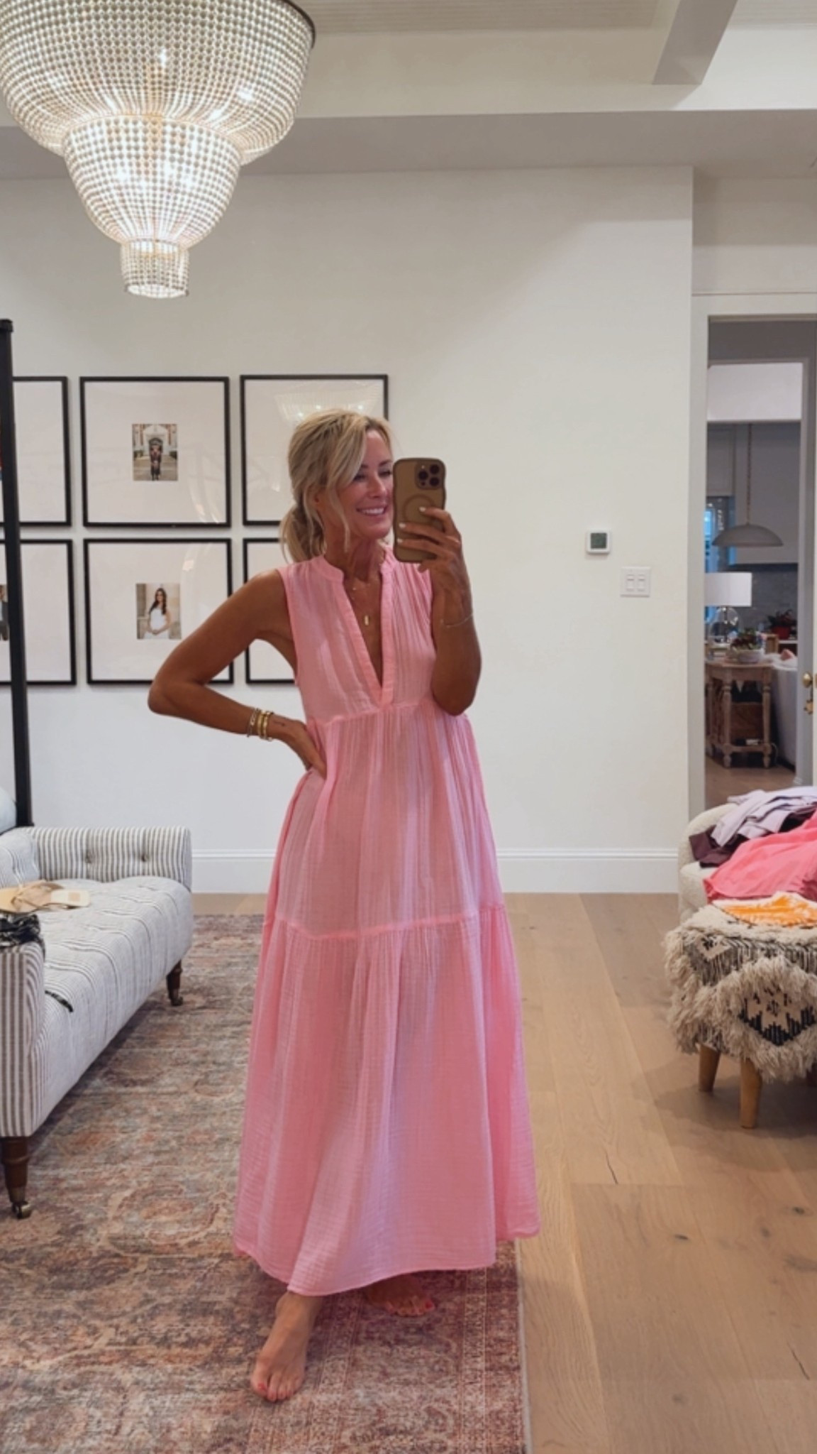 I can never say no to pink! This one is adorable and can be dressed up or down. 

Size: XS

#LTKTravel #LTKSeasonal #LTKootd