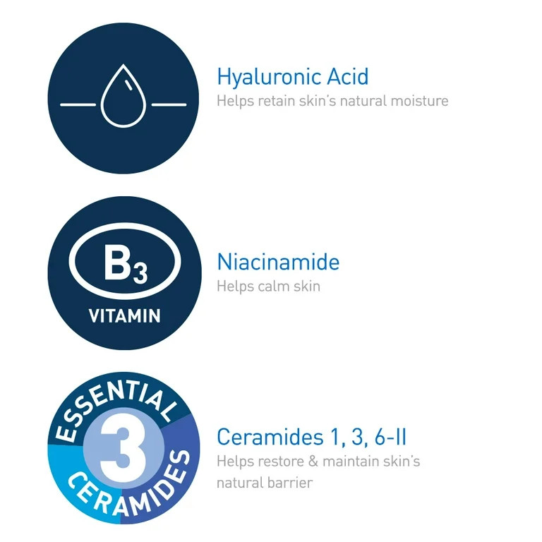 Cerave Facial Moisturizing Lotion, PM, Oil Free & Ultra Lightweight Face Lotion, 3 fl oz - Walmar... | Walmart (US)