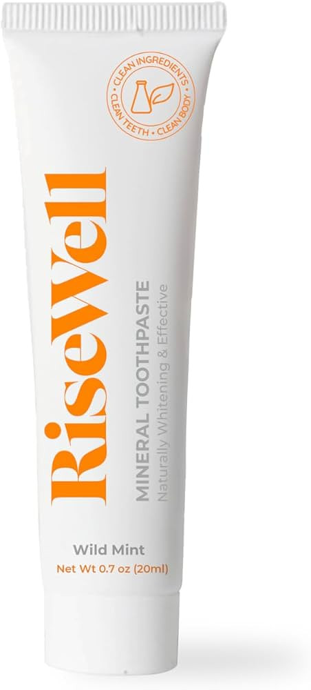 RiseWell Travel Mineral Toothpaste - TSA Approved - Natural, Hydroxyapatite Dental Care, SLS Free... | Amazon (US)