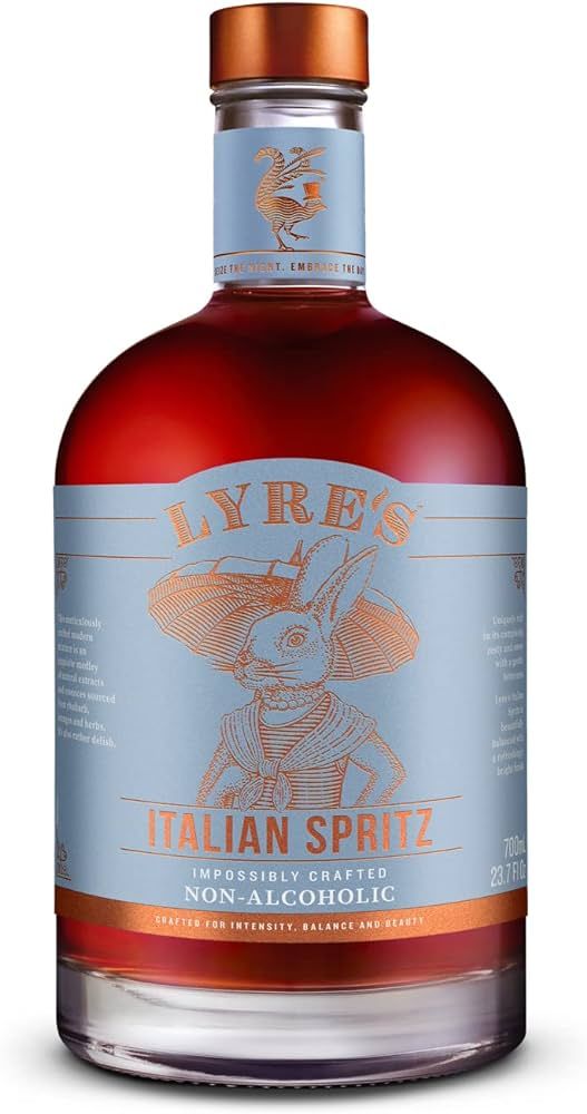 Lyre's Italian Spritz Non-Alcoholic Spirit - Bitter Orange Spritz Style | Award Winning | 700ml | Amazon (US)