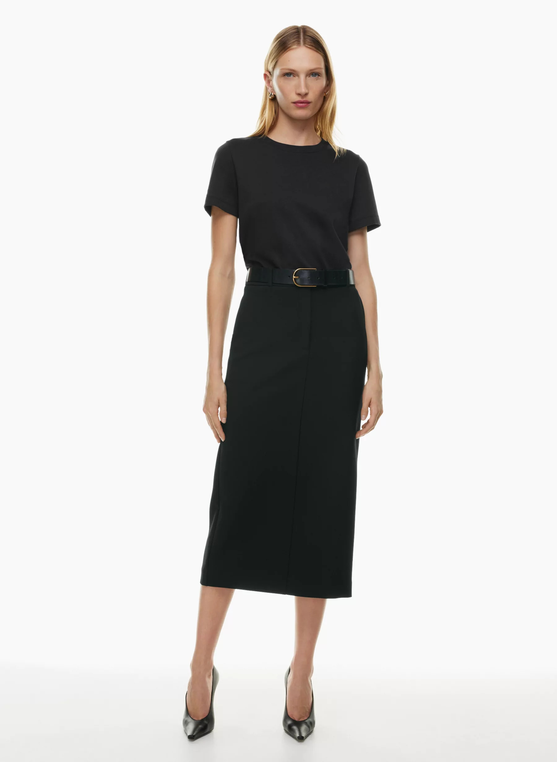 CHISEL MAXI SKIRT | Aritzia