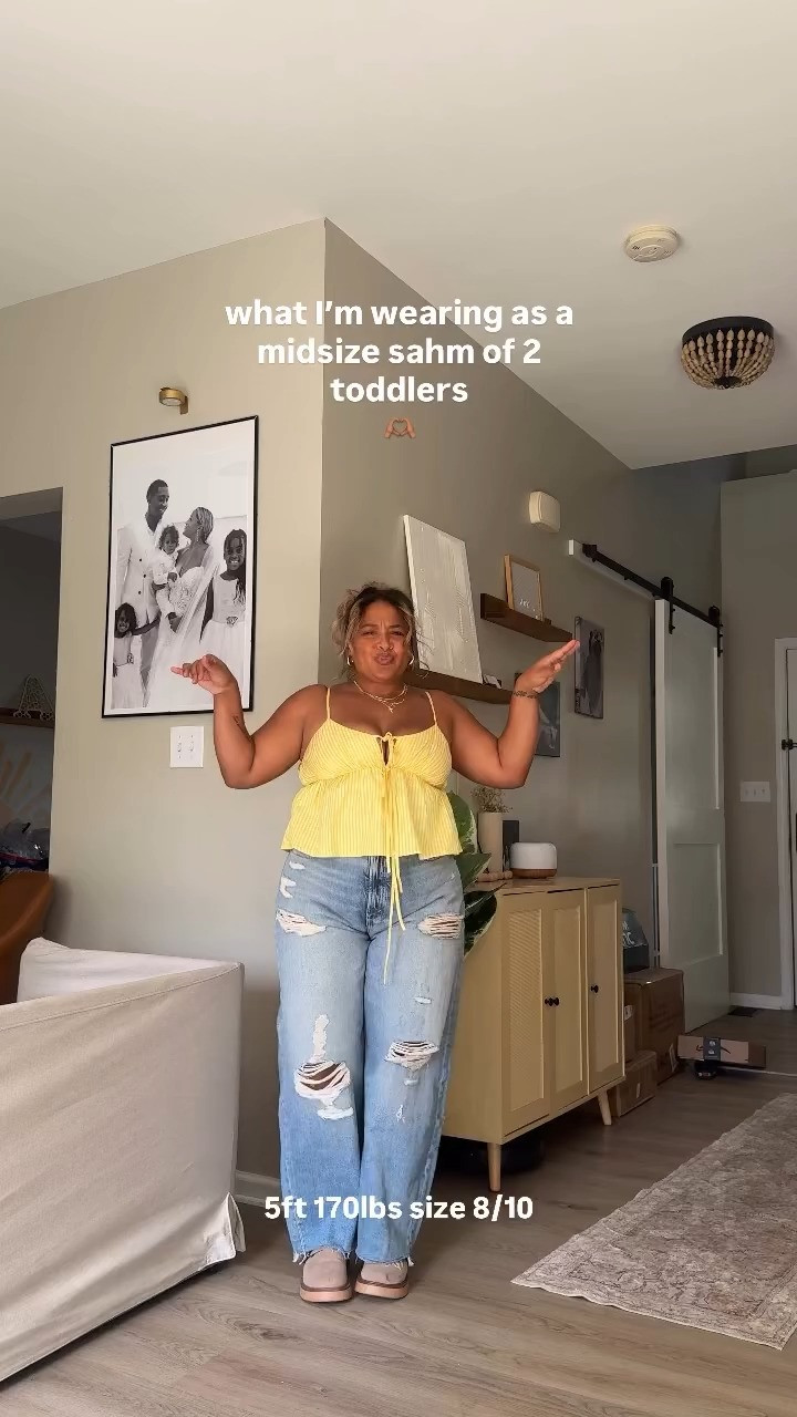 midsize ootd because butter yellow is still on rotation 💅🏽 

 #LTKootd #LTKMidsize #LTKPetite