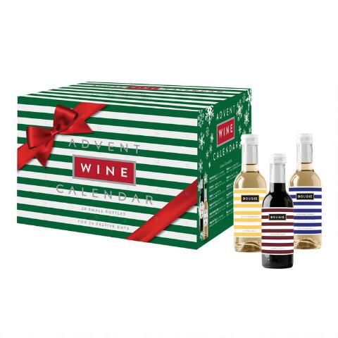 Green And White Wine Advent Calendar 24 Pack | World Market
