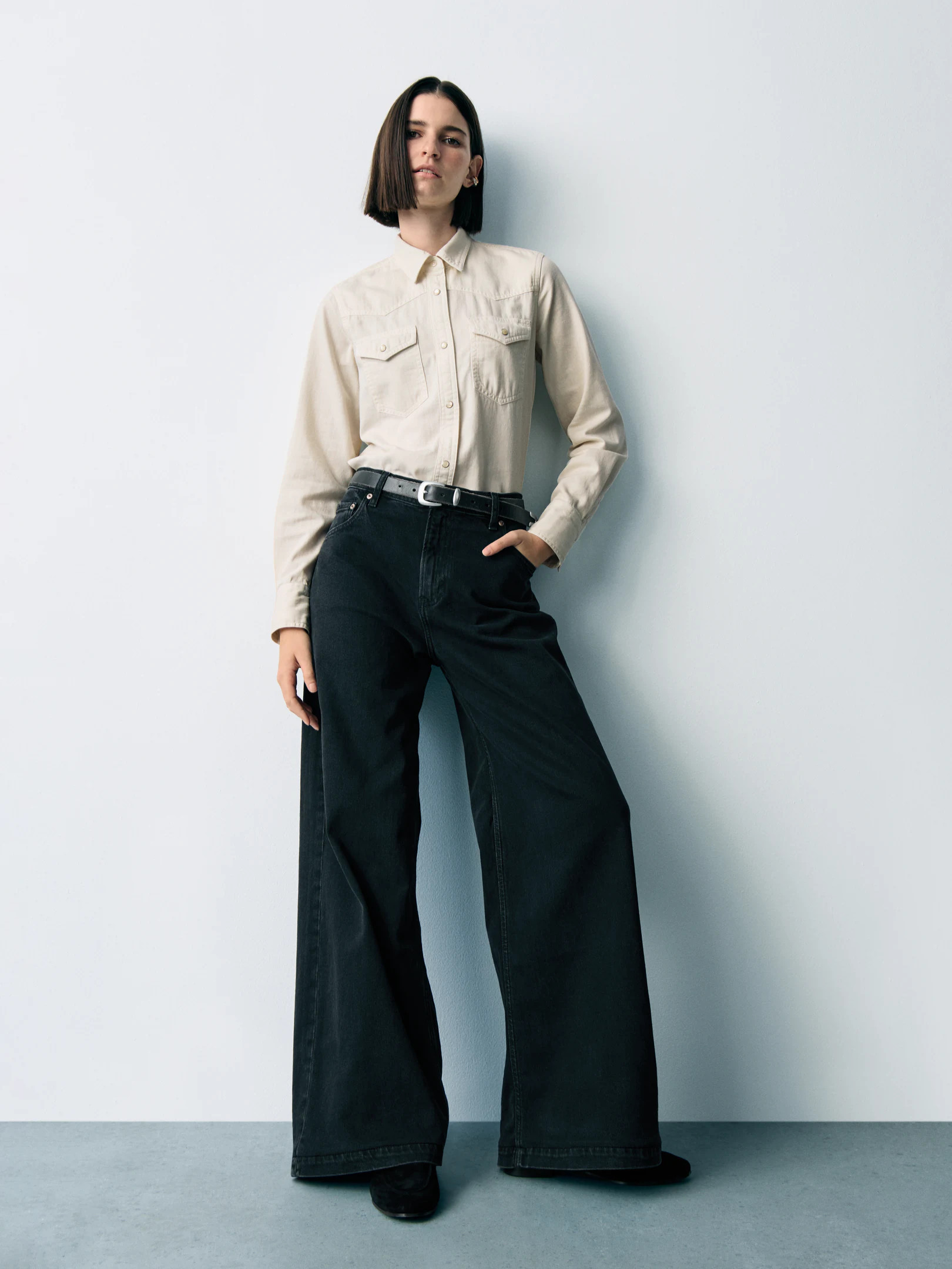 High Rise Stride Wide-Leg Jeans | Gap (CA)