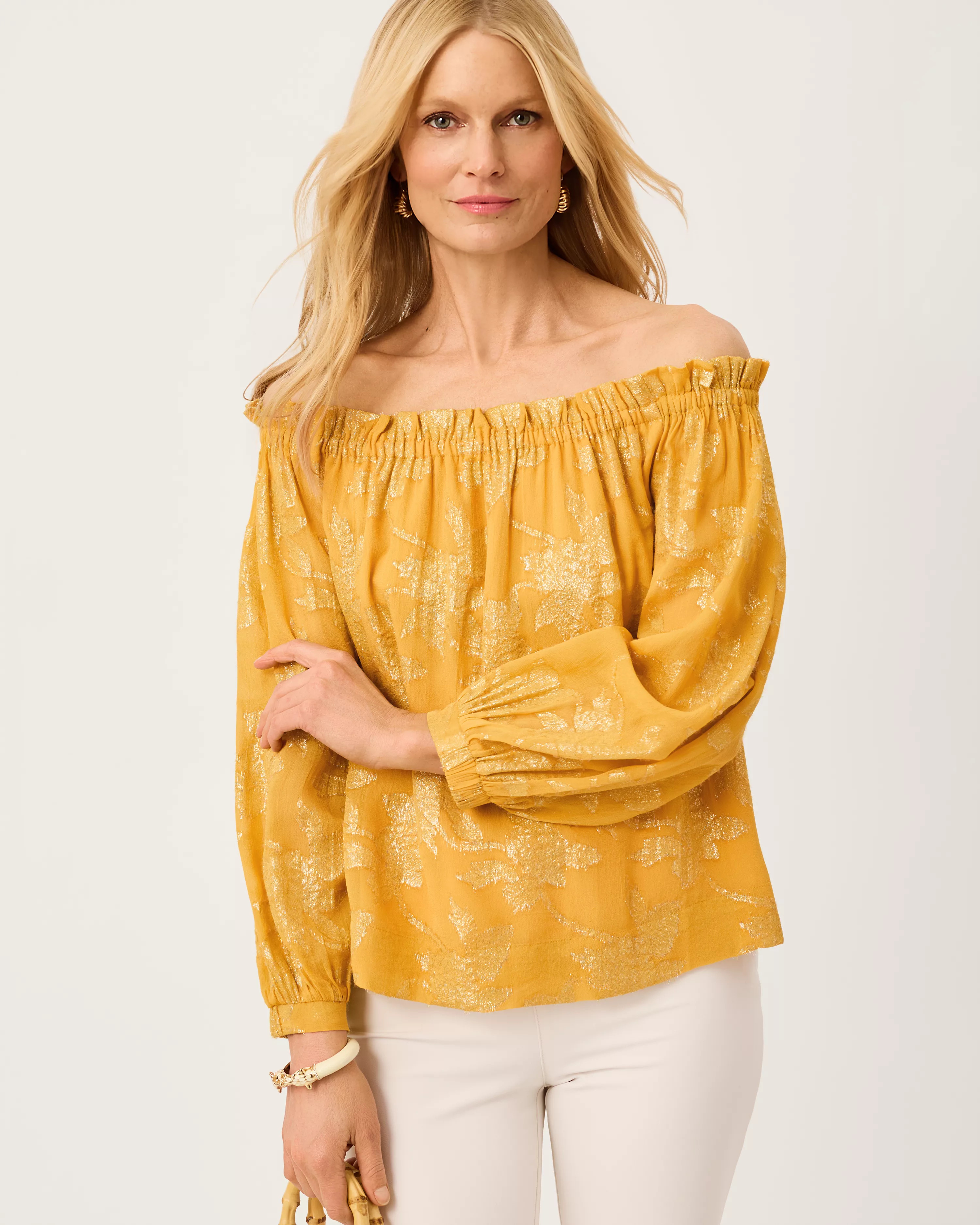 Kalinda Off-the-Shoulder Top | Lilly Pulitzer