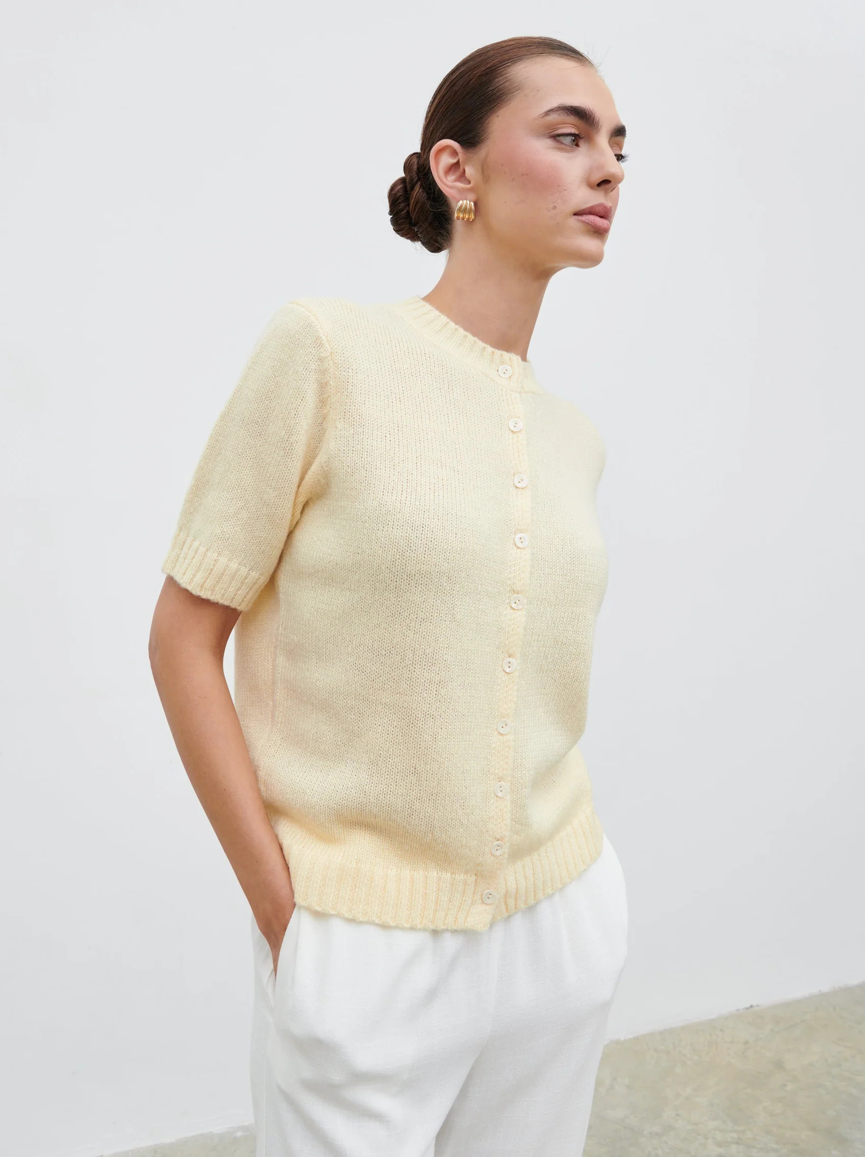 Shilou Button Up Knit Top | Pretty Lavish (UK)