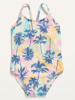 Printed One-Piece Swimsuit for Toddler Girls | Old Navy (US)
