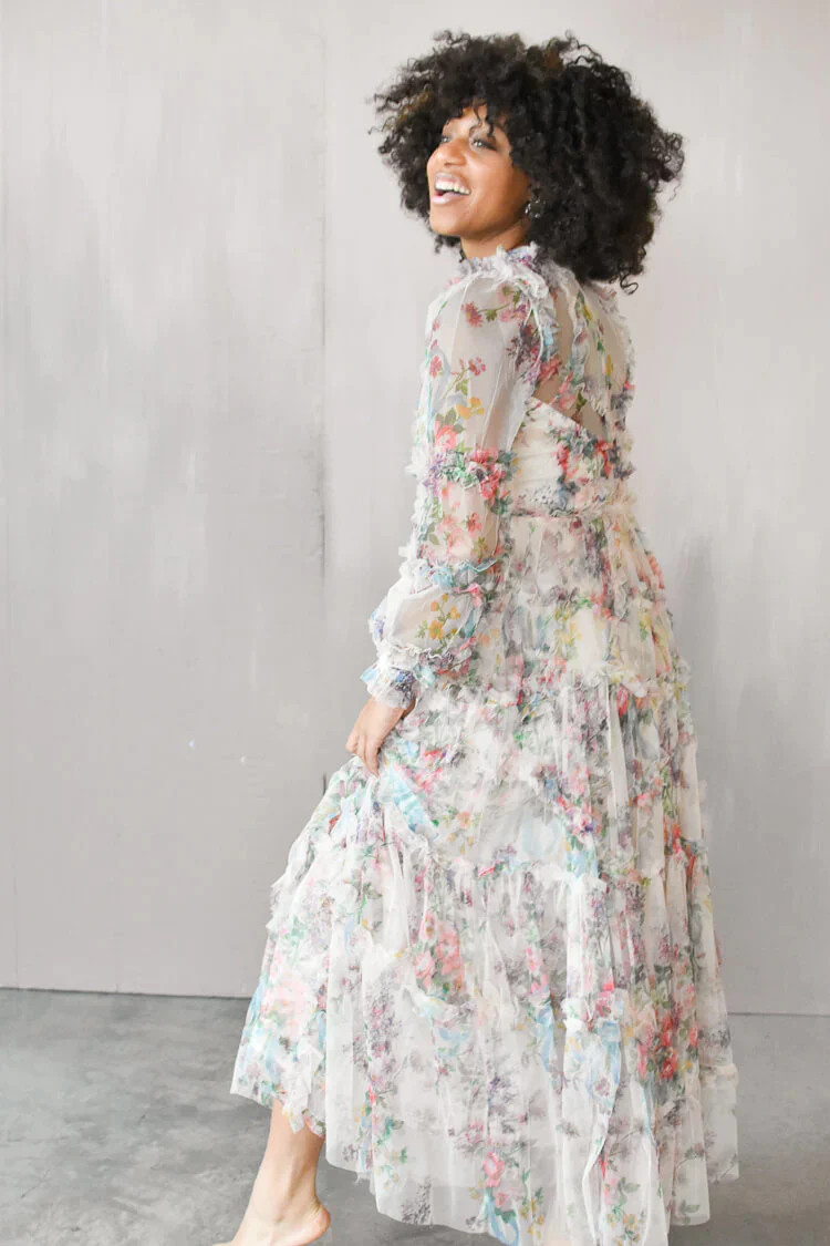 Louise Floral Gown | Confête