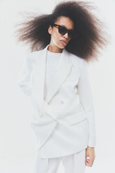 Double-breasted blazer | H&M (UK, MY, IN, SG, PH, TW, HK)