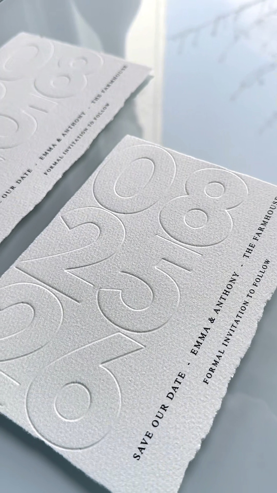 Embossed Save the Dates! ✨

#LTKWedding