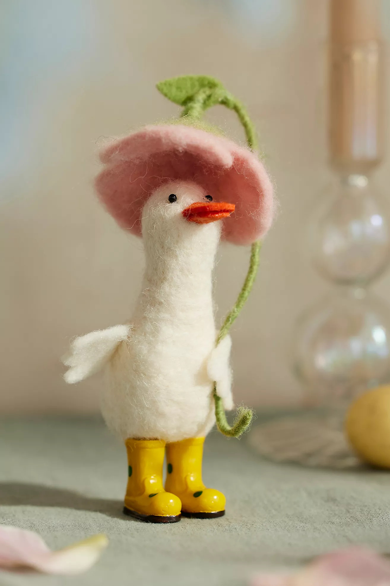 April Showers Duck Felt Critter | Anthropologie (US)
