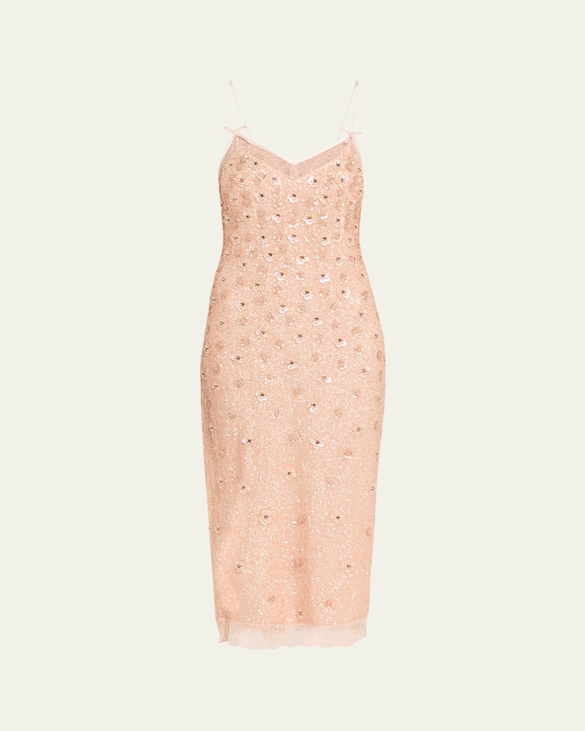 Mirrian Beaded Midi Dress | Bergdorf Goodman
