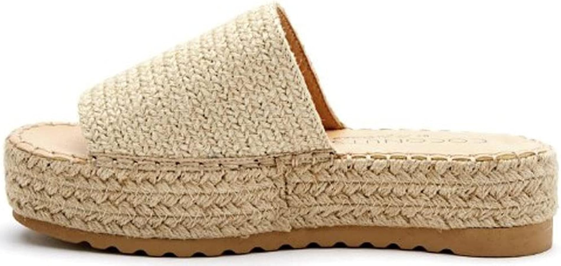 BEACH by Matisse Womens Del Mar Platform Athletic Sandals Casual Low Heel 1-2" - Beige | Amazon (US)