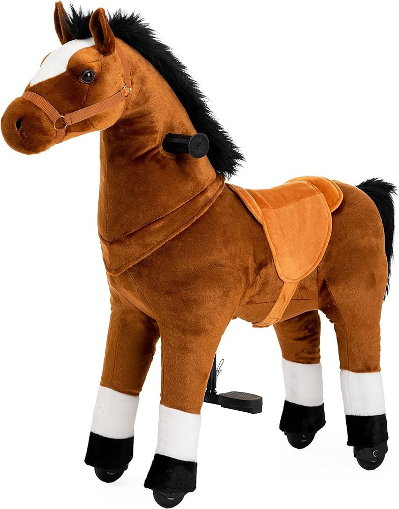 PONYEEHAW Ride on Horse Toys, Kids Riding Horse Toys Ride on Toys for 4-9 Years Old, Premium Plus... | Amazon (US)