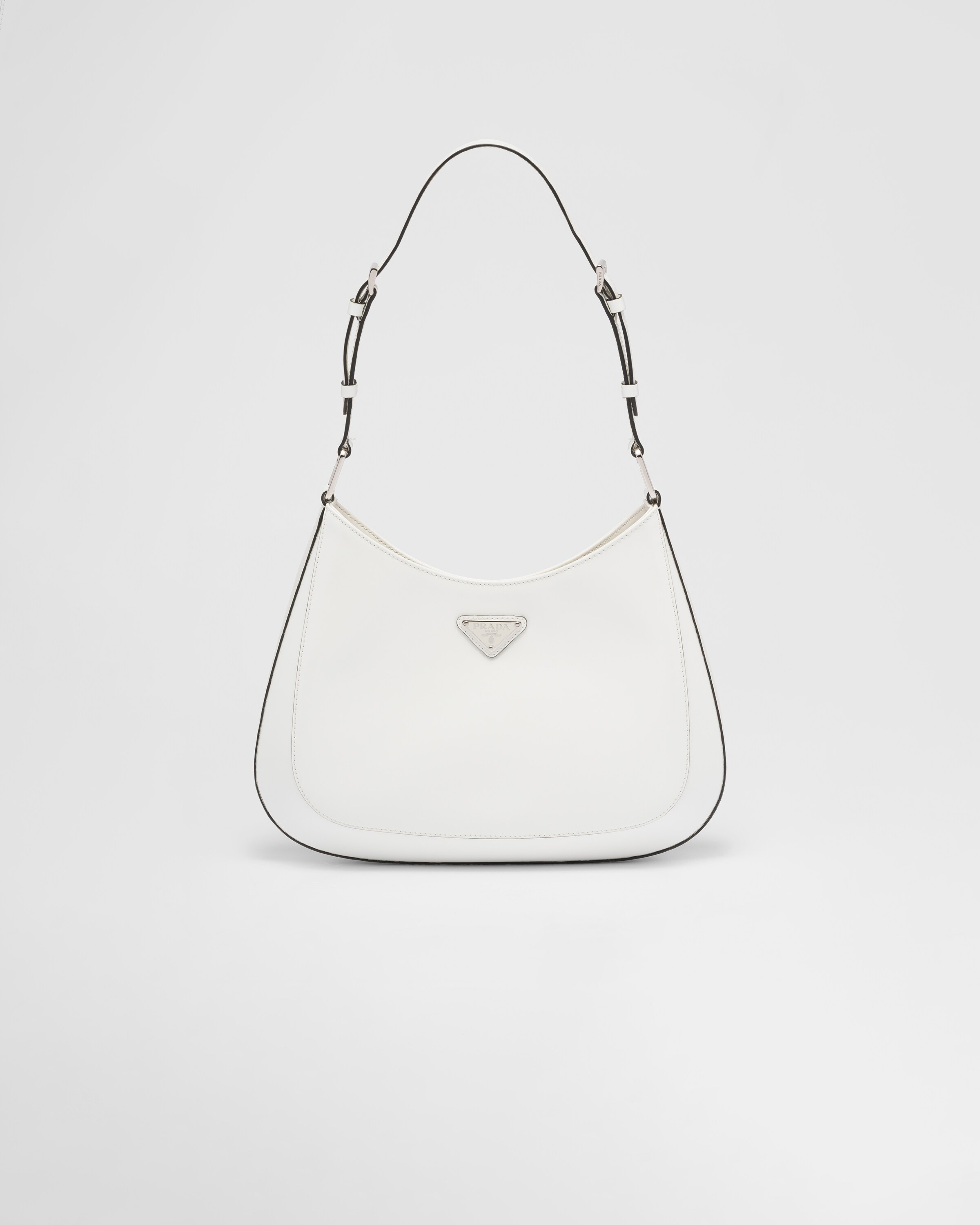 Prada Cleo brushed leather shoulder bag | Prada Spa US