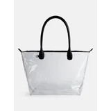 No Boundaries Women's Game Day Clear Tote Bag, Black | Walmart (US)
