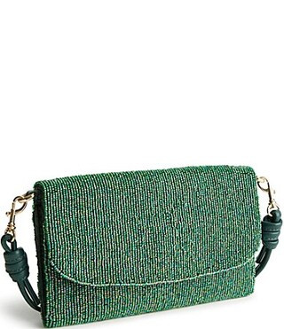 Vera Bradley X Wicked Wildwood Wallet Beaded Crossbody - Land of Oz Beads | Dillard's