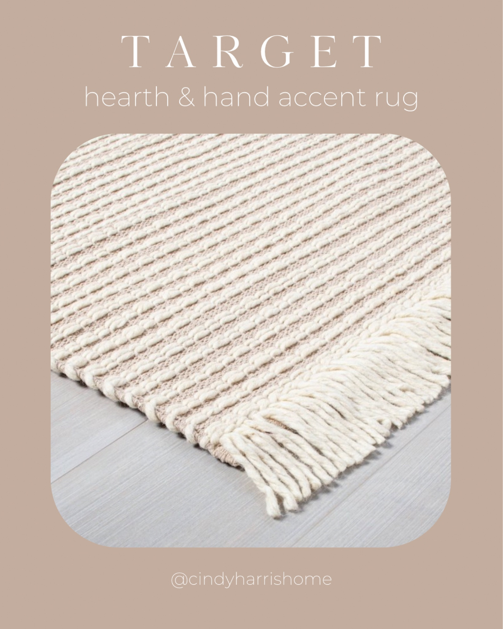 heart & hand x magnolia 🫶🏻

Loving this striped accent rug! 

#LTKHome