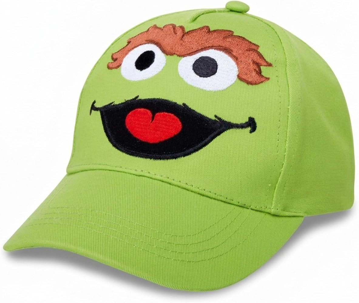 Sesame Street Toddler Cotton Baseball Cap - Elmo, Cookie Monster, Big Bird, Oscar The Grouch | Amazon (US)