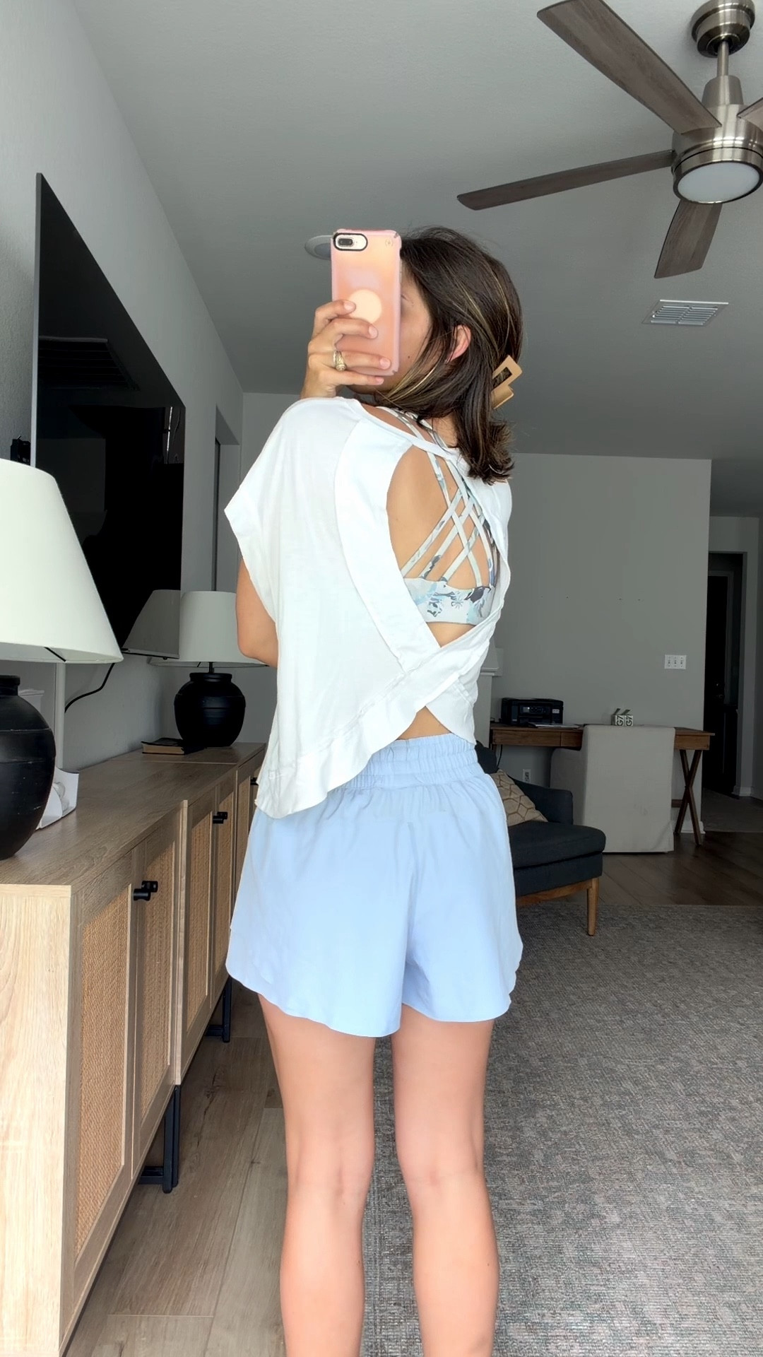 I wear this open back all summer and these shorts are great! Love anything Crz yoga (I sized up to a medium for looser fit) 
-
Running shorts, active mom, activewear, athleisure 

#LTKfitnessgoals #LTKmomlife