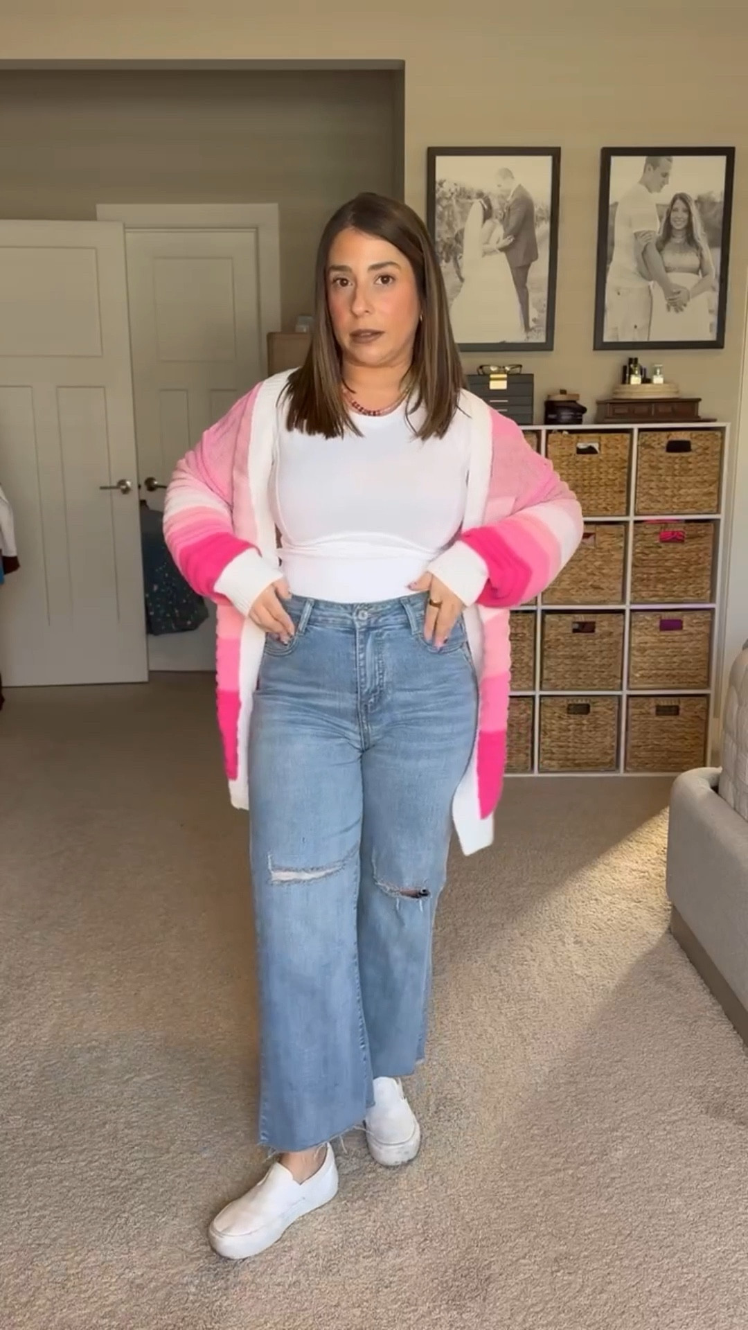 I’ve been so excited to share these jeans, but I wanted to make sure they held up well. I am so happy to report they are way better than I could have imagined . The length is honestly what dreams are made of for my 5’ petite frame and the price is phenomenal!  

These jeans will be a staple for me, I can’t wait to get other colors!

#LTKMidsize #LTKFindsUnder50 #LTKPetite