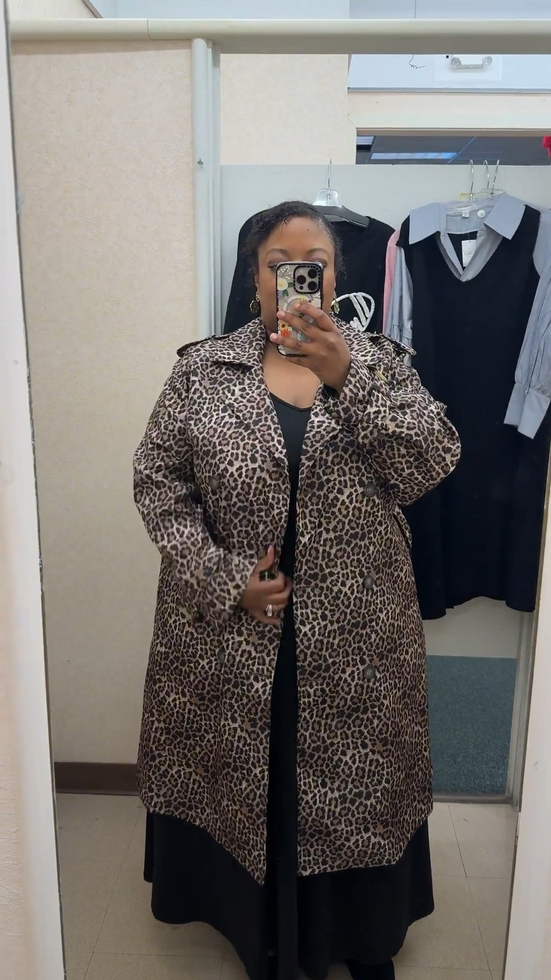 It’s been forever since I went shopping in-store for clothes, but I stopped by  CatoFashions to find a breast cancer awareness shirt for work… and somehow ended up in the dressing room 😅
Y’all… I didn’t get the shirt, but I did find this leopard trench coat that had me going back and forth like, “Do I really need it?”  Then I remembered, leopard is a neutral 😂 and every wardrobe needs a few statement pieces, right? 

#LTKFindsUnder50 #LTKOver40 #LTKPlusSize