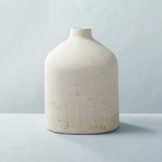 Distressed Ceramic Vase Natural White - Hearth & Hand™ with Magnolia | Target