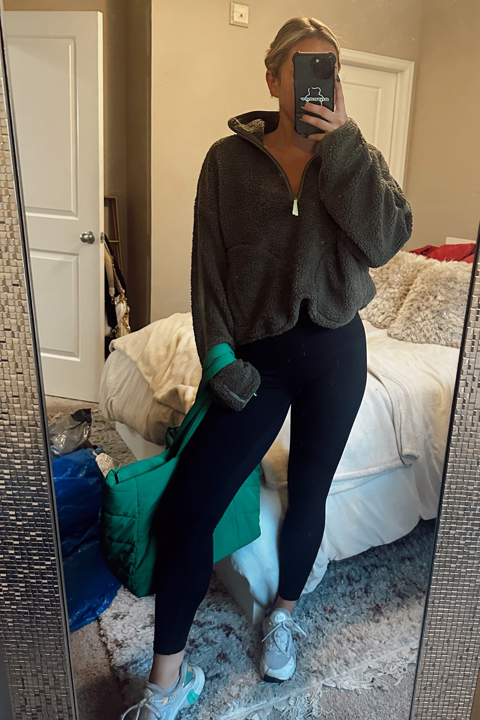 This Free People Sherpa/fleece jacket dupe is under $40! #LTKunder40