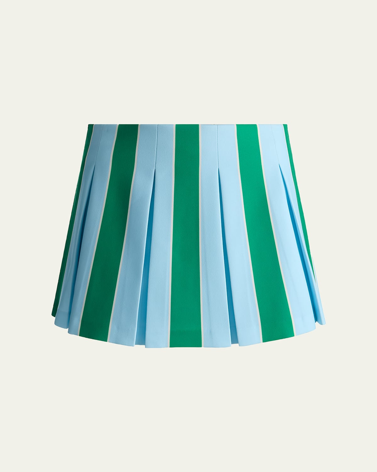 Emilie Low-Rise Pleated Mini Skirt | Bergdorf Goodman