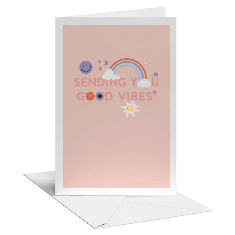 American Greetings Blank Thinking of You Card for Friend (Sending You Good Vibes) | Walmart (US)