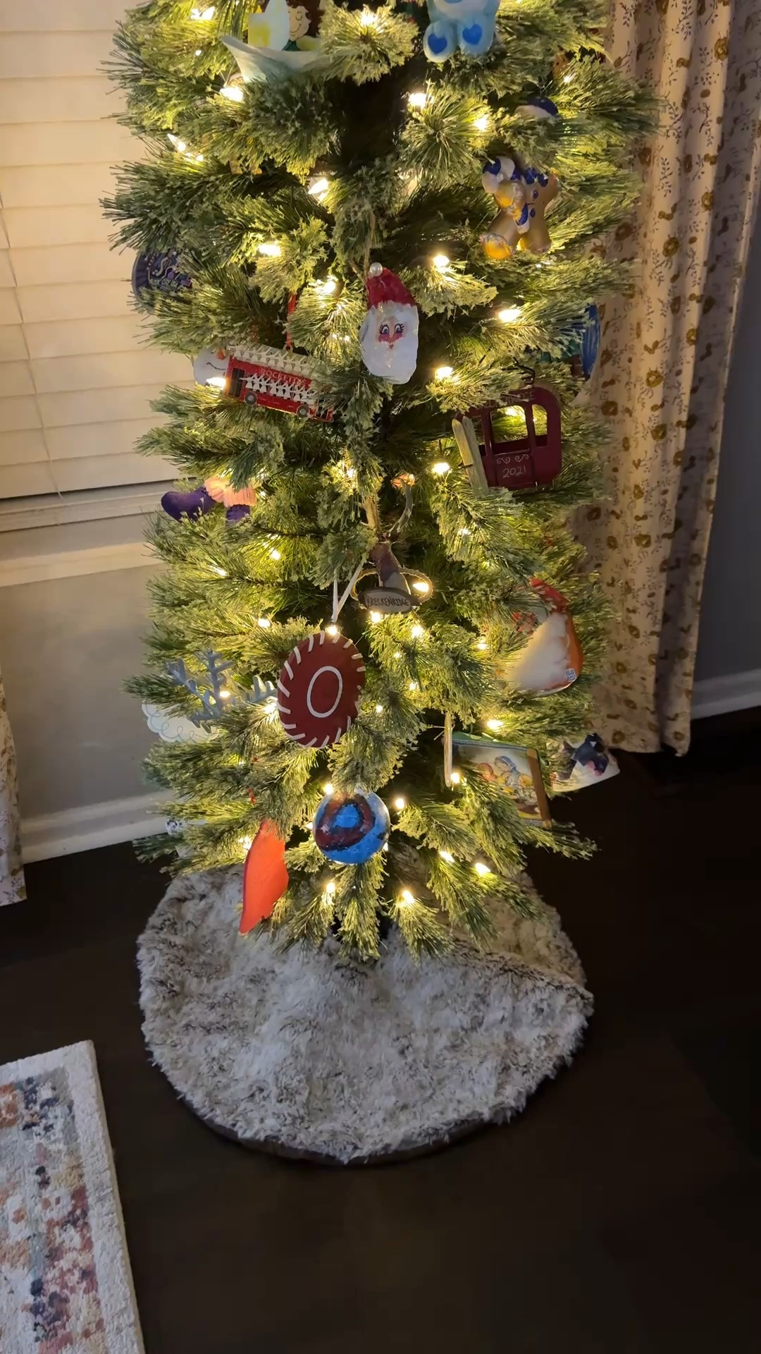 This pencil tree is fluffy, permit, and perfect for smaller spaces 🎄

#LTKHoliday #LTKHome #LTKSeasonal