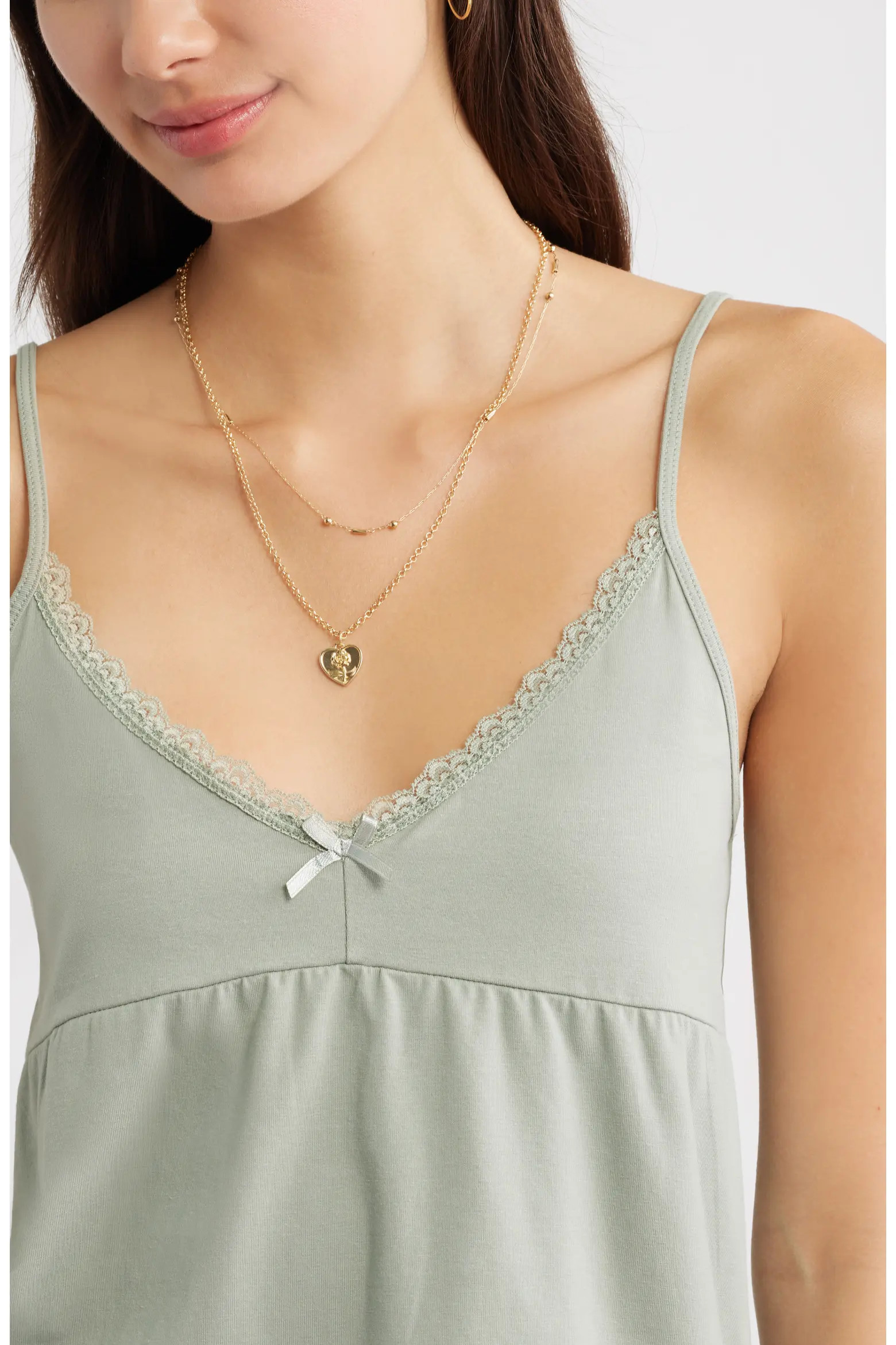 Lace Trim Stretch Cotton Camisole (Women) | Nordstrom | Nordstrom