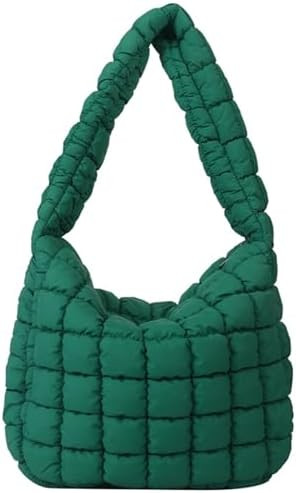 Puffer Tote Bag Women Quilted Shoulder Bags Puffy Bubble Pleated Purse Nylon Padding Cloud Crossb... | Amazon (CA)