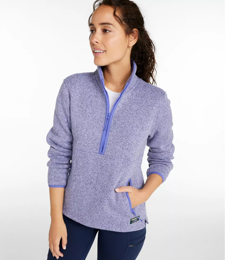 Women's L.L.Bean Sweater Fleece Half-Zip Pullover | L.L. Bean