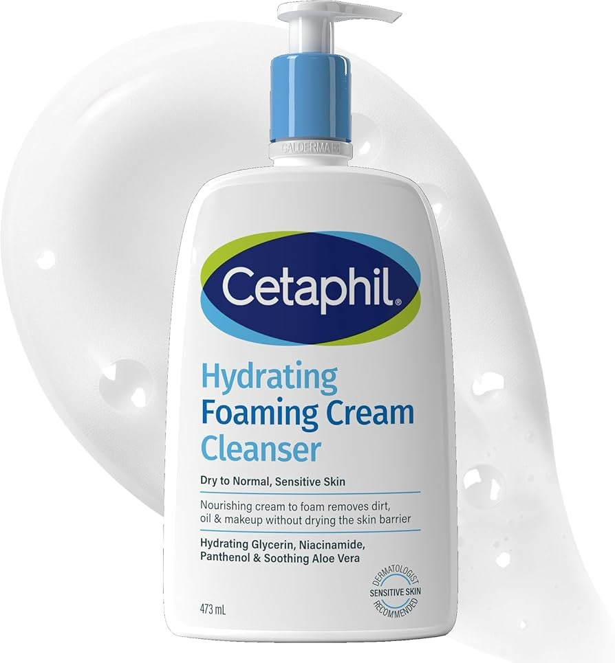 Cetaphil Hydrating Foaming Cream Cleanser 473ml | Amazon (UK)