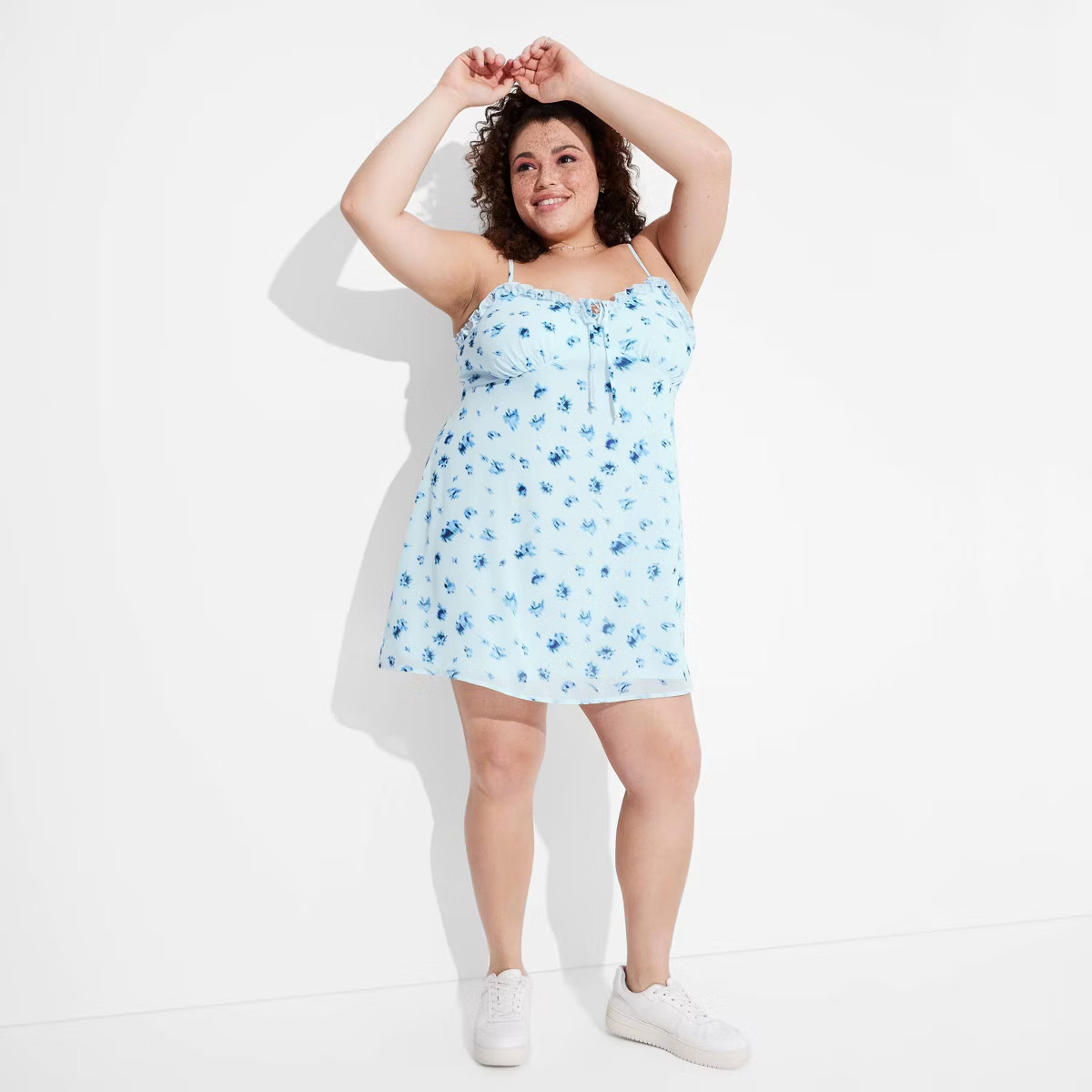 Women's Ruffle Trim Slip Mini Babydoll Dress - Wild Fable™ | Target
