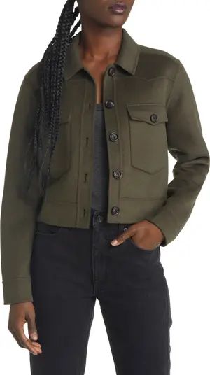 Easton Wool Blend Crop Jacket | Nordstrom