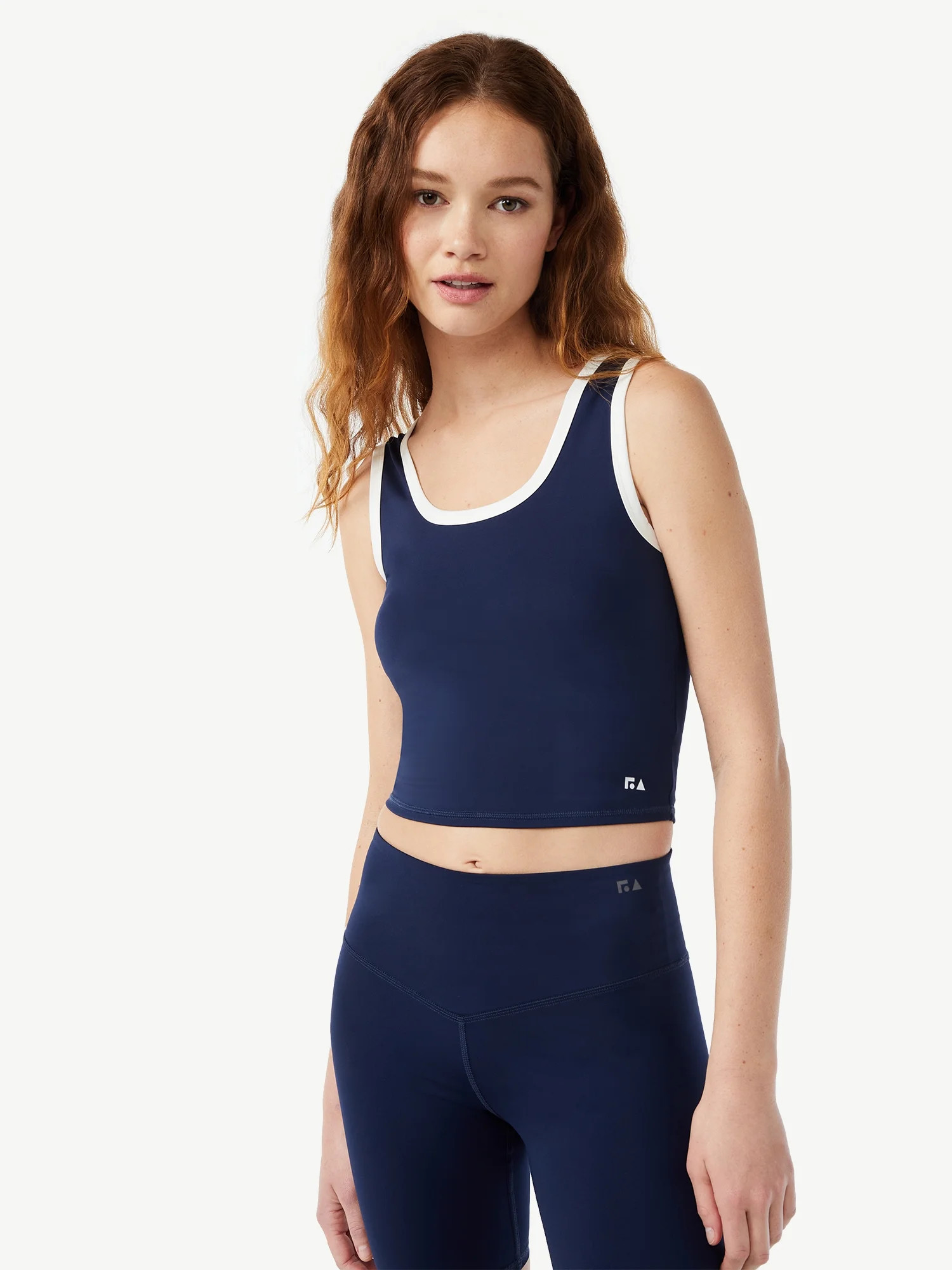 Free Assembly Women's Cropped Tank Top with Scoop Back | Walmart (US)