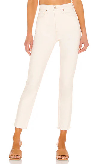 Orginals 90s High Rise Ankle Crop in Vintage White | Revolve Clothing (Global)