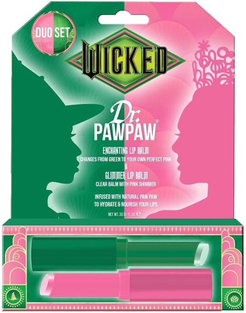 Wicked x Dr PawPaw Enchanting and Glimmer Lip Balm Duo - Moisturizing, Tinted Lip Balm for Women ... | Amazon (US)