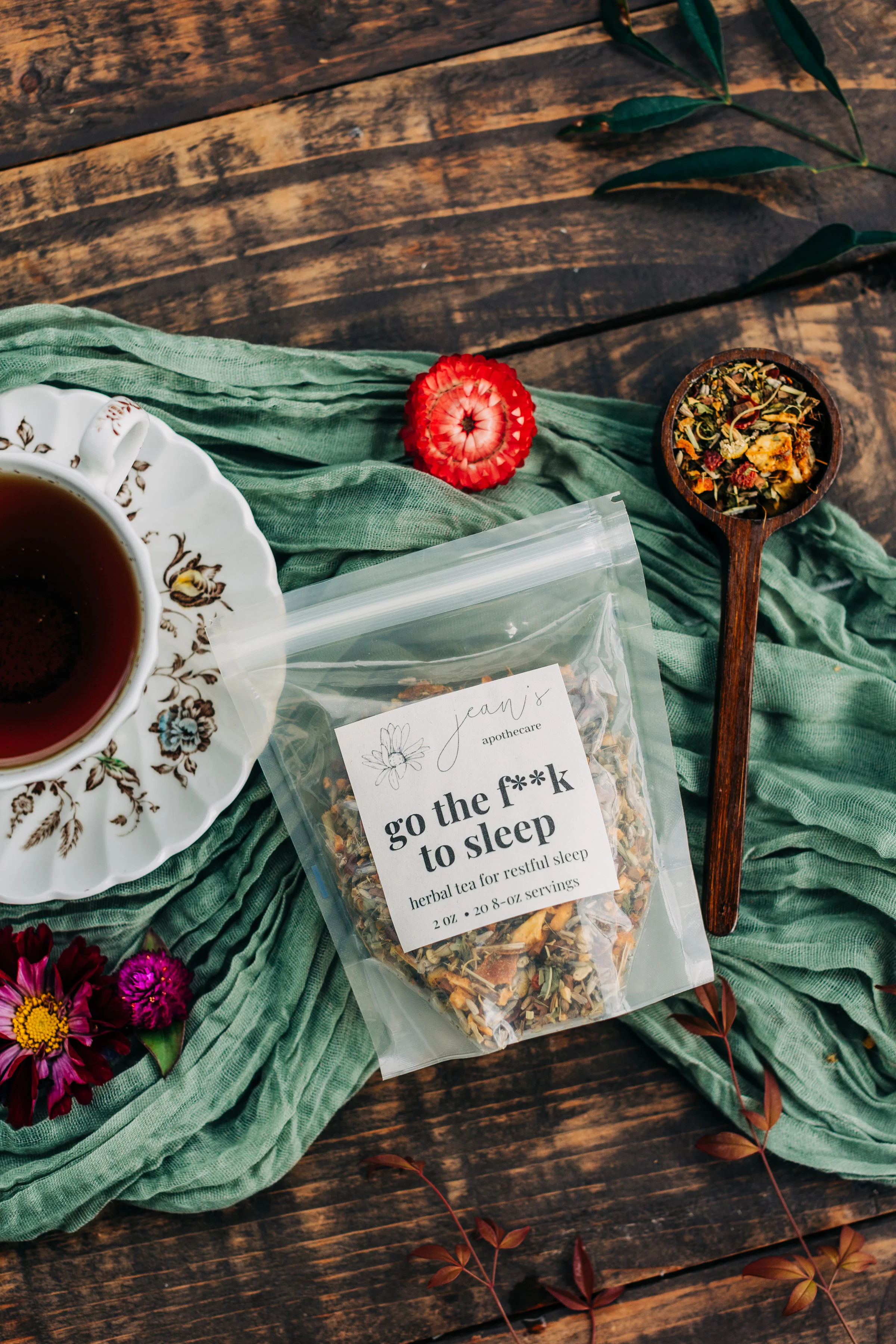 Go the F**K to Sleep | Herbal Tea for Restful Sleep | Jean’s Apothecare