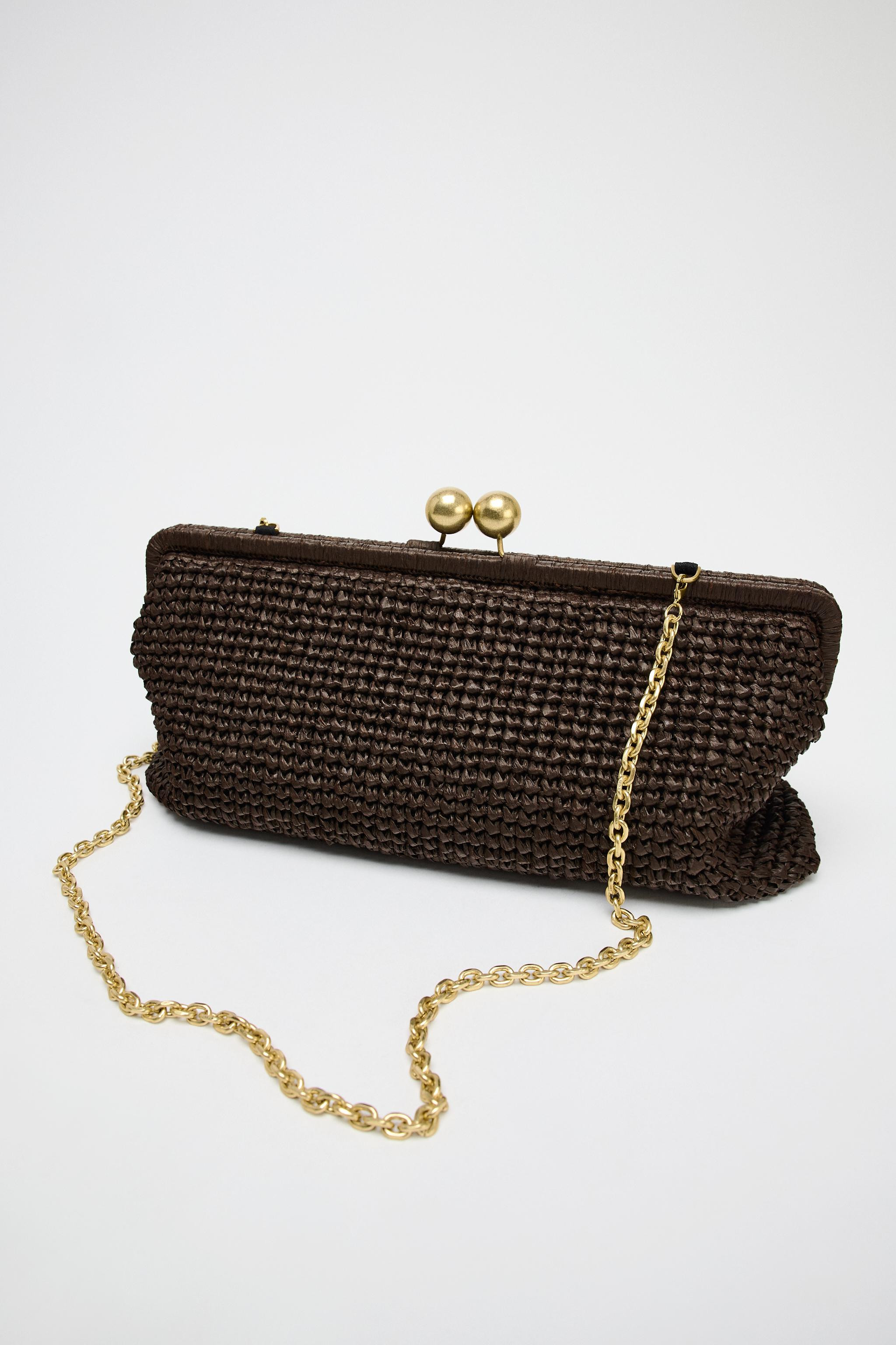 WOVEN CLUTCH BAG | Zara US